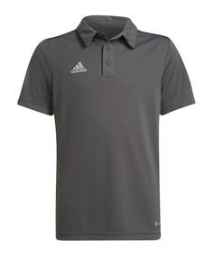 adidas Entrada 22 Poloshirt Kids Poloshirt Kinder grau