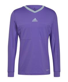 adidas Referee 22 Trikot langarm Fußballtrikot Herren lila