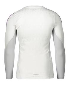 Rückansicht von adidas Tiro 23 Pro Torwarttrikot langarm Fußballtrikot Herren weiss