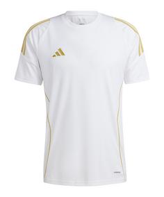 adidas Tiro 24 Trikot Fußballtrikot Herren weissgold