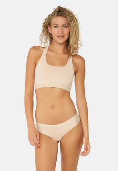 Rückansicht von DANISH ENDURANCE Invisible Bikini Slip Slip Damen beige