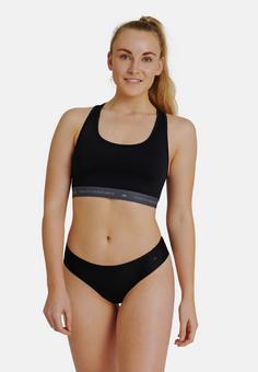 Rückansicht von DANISH ENDURANCE Invisible Bikini Slip Slip Damen schwarz