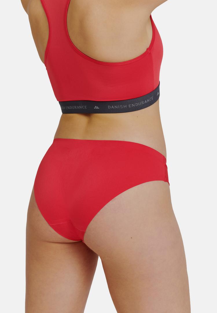 DANISH ENDURANCE DANISH ENDURANCE Invisible Bikini Slip Unterhose Damen - black/grey/pink - 2 | SportScheck