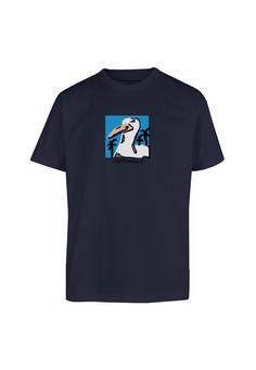 Cleptomanicx Souvenir Printshirt Herren Sky Captain