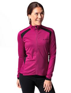 Rückansicht von VAUDE Women's Posta LS Tricot II Fahrradtrikot Damen rich pink