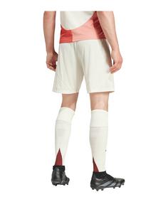 Rückansicht von adidas Olympique Lyon Short 3rd 2024/2025 Fußballshorts weissweiss