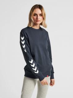 Rückansicht von hummel hmlLEGACY CHEVRON SWEATSHIRT Funktionssweatshirt BLACK
