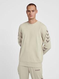 Rückansicht von hummel hmlLEGACY CHEVRON SWEATSHIRT Sweatshirt PUMICE STONE