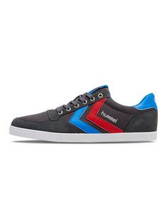 hummel HUMMEL SLIMMER STADIL LOW Sneaker CASTLEROCK/RIBBONRED/BRIL BLUE