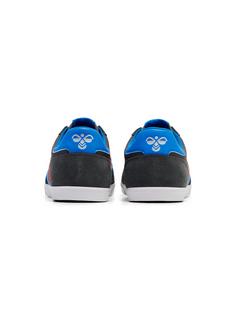 Rückansicht von hummel HUMMEL SLIMMER STADIL LOW Sneaker CASTLEROCK/RIBBONRED/BRIL BLUE