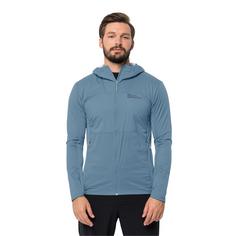 Rückansicht von Jack Wolfskin PRELIGHT ALPHA JKT M Funktionsjacke Herren elemental blue