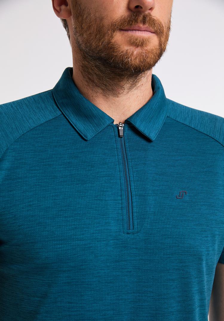 JOY sportswear JOY sportswear IVO Poloshirt Herren - deep turquoise melange - 2 | SportScheck