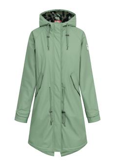 Derbe Friese Tidaholm Leo Regenjacke Damen Hedge Green/Leo