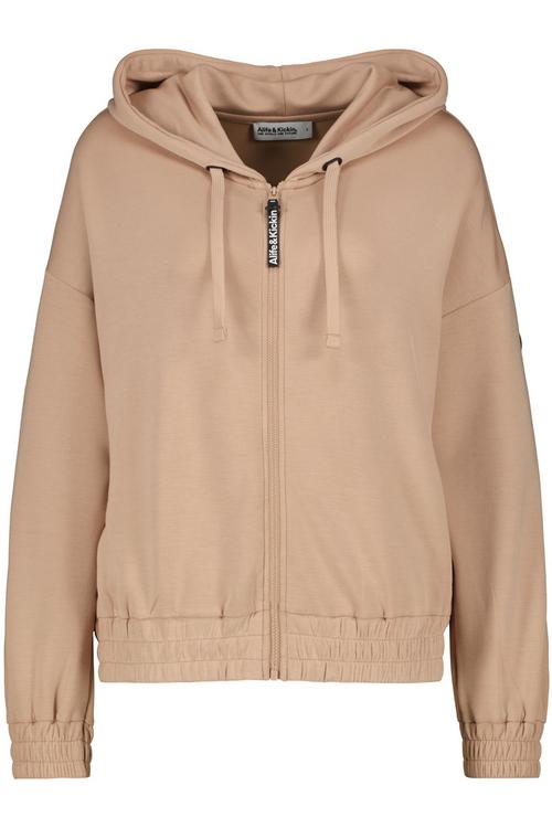 Rückansicht von ALIFE AND KICKIN JanneAK T Sweatjacke Damen taupe