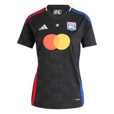 adidas Olympique Lyon 24/25 Auswärtstrikot Fußballtrikot Damen Black