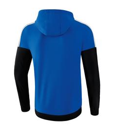 Rückansicht von Erima Squad Präsentationsjacke Trainingsjacke blauschwarzweiss