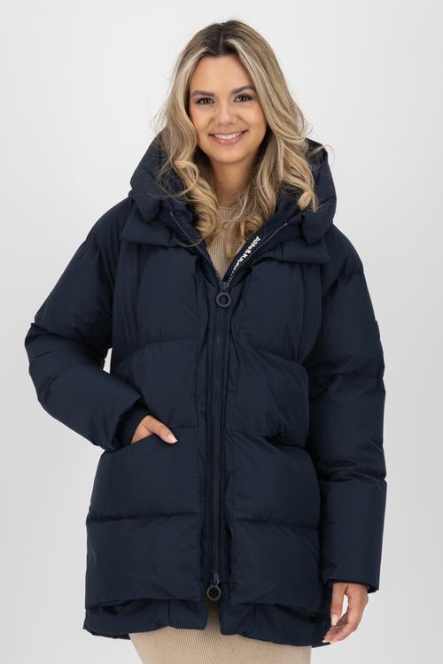 Rückansicht von ALIFE AND KICKIN LykkeAK A Winterjacke Damen marine