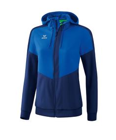 Erima Squad Präsentationsjacke Damen Trainingsjacke Damen blau