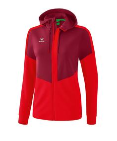 Erima Squad Kapuzen-Trainingsjacke Damen Trainingsjacke Damen rot