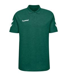 hummel Cotton Poloshirt Poloshirt Herren Gruen