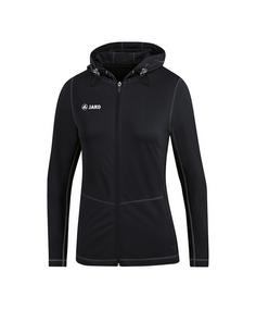 JAKO Run 2.0 Kapuzenjacke Damen Laufjacke Damen Schwarz