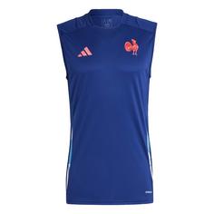 adidas Frankreich Sleeveless Trainingstrikot Funktionstank Herren Dark Blue