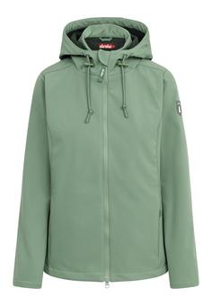 Derbe Adeby Softshelljacke Damen Hedge Green/Deep Forest