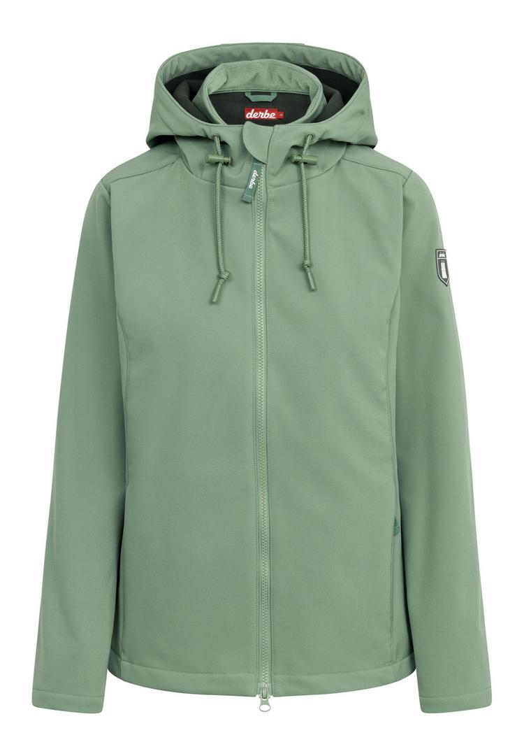 Derbe Derbe Adeby Softshelljacke Damen - Hedge Green/Deep Forest - 0 | SportScheck