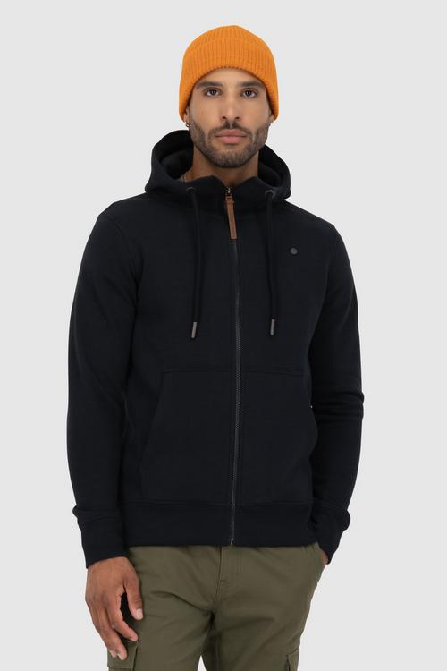 Rückansicht von ALIFE AND KICKIN TrasherAK A Sweatjacke Herren moonless