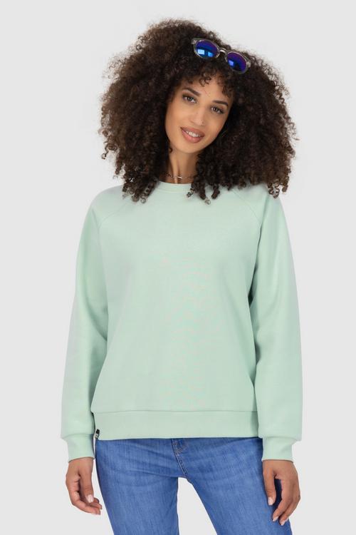 Rückansicht von ALIFE AND KICKIN NeaAK A Sweatshirt Damen fresh mint