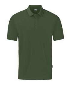 JAKO Organic Poloshirt Stretch Poloshirt Herren gruen