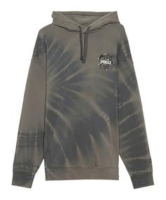 Rückansicht von PUMA Downtown RE Place Hoody Sweatshirt Herren grau