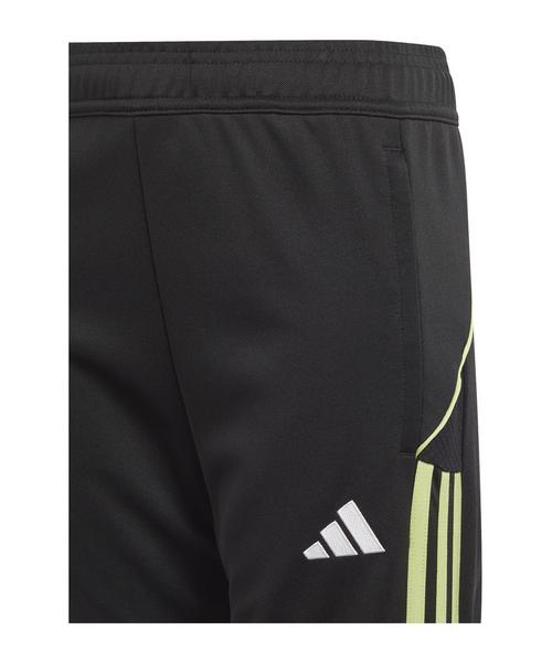 Rückansicht von adidas Tiro 23 League Trainingshose Kids Trainingshose Kinder schwarzgruen