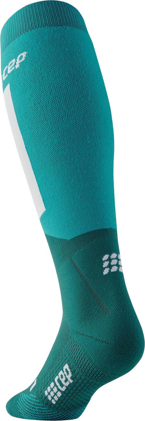 Rückansicht von CEP KNEE HIGH SKIING THERMO KOMPRESSION Skisocken Herren turquoise/green