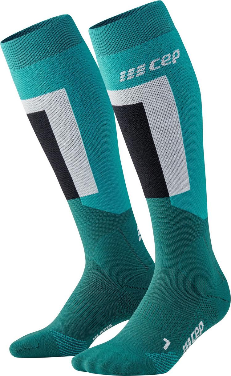 CEP CEP KNEE HIGH SKIING THERMO KOMPRESSION Socken Damen - turquoise/green - 0 | SportScheck