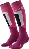 CEP KNEE HIGH SKIING THERMO KOMPRESSION Socken Damen - pink/purple