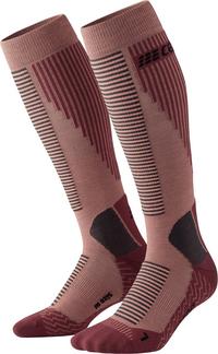CEP KNEE HIGH TOURING SKIING KOMPRESSION Socken Damen - rose