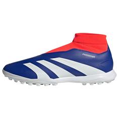 adidas Predator League Laceless TF Fußballschuh Fußballschuhe Lucid Blue / Cloud White / Solar Red