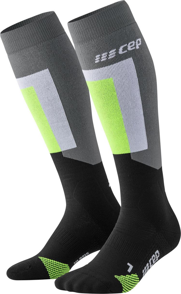 CEP CEP KNEE HIGH SKIING THERMO KOMPRESSION Socken Damen - grey/black - 0 | SportScheck