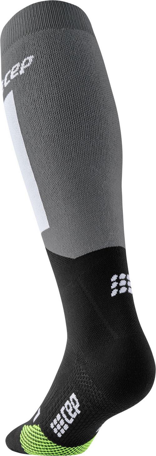 Rückansicht von CEP KNEE HIGH SKIING THERMO KOMPRESSION Skisocken Damen grey/black