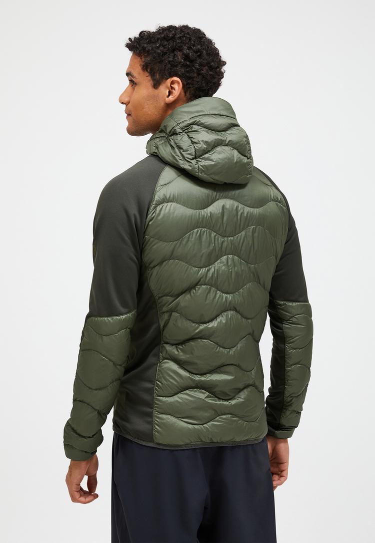 Peak Performance Peak Performance M Helium Down Hybrid Hood Trainingsjacke Herren - DUNKELGR&Uuml;N - 0 | SportScheck