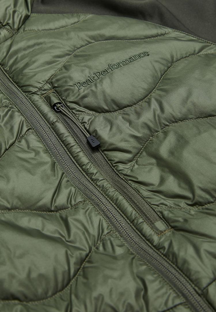 Peak Performance Peak Performance M Helium Down Hybrid Hood Trainingsjacke Herren - DUNKELGR&Uuml;N - 1 | SportScheck