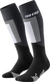 CEP KNEE HIGH SKIING THERMO KOMPRESSION Socken Damen - black/grey