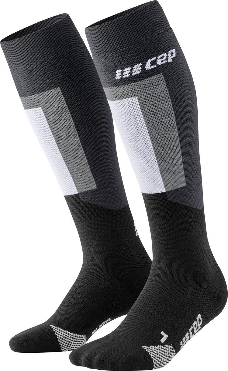 CEP CEP KNEE HIGH SKIING THERMO KOMPRESSION Socken Damen - black/grey - 0 | SportScheck