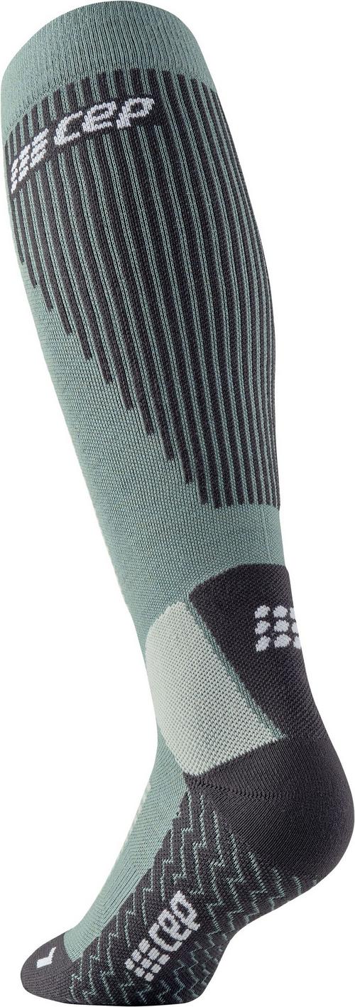 Rückansicht von CEP KNEE HIGH TOURING SKIING KOMPRESSION Skisocken Herren blue/grey