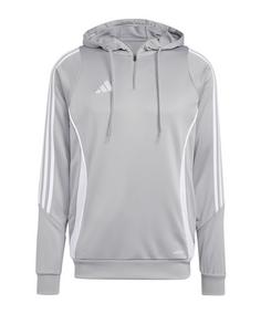 adidas Tiro 24 Training Hoody Funktionssweatshirt Herren weissschwarz