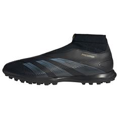 adidas Predator League Laceless TF Fußballschuh Fußballschuhe Core Black / Carbon / Gold Metallic