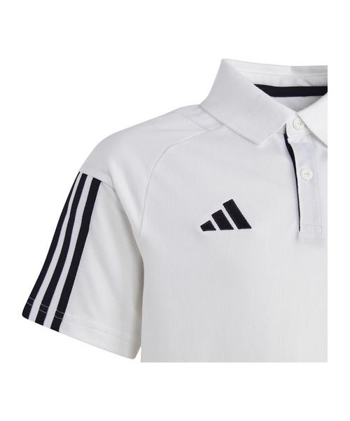 Rückansicht von adidas Tiro 23 Competition Poloshirt Kids Poloshirt Kinder weiss