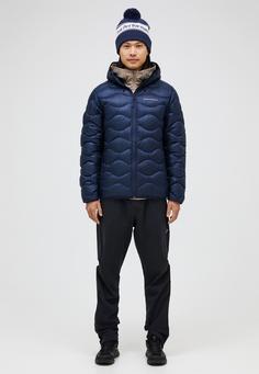 Rückansicht von Peak Performance M Helium Down Hood Jacket Steppjacke Herren DUNKELBLAU