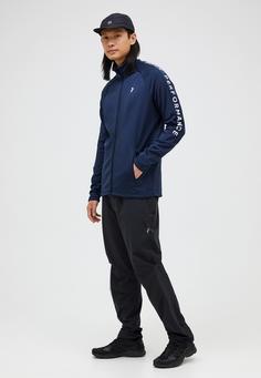 Rückansicht von Peak Performance M Rider Zip Jacket Fleecejacke Herren DUNKELBLAU